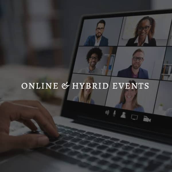 Online Events und Hybrid Events