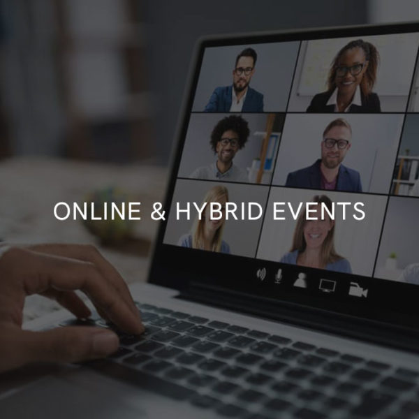 Hybrid Events und Online Events