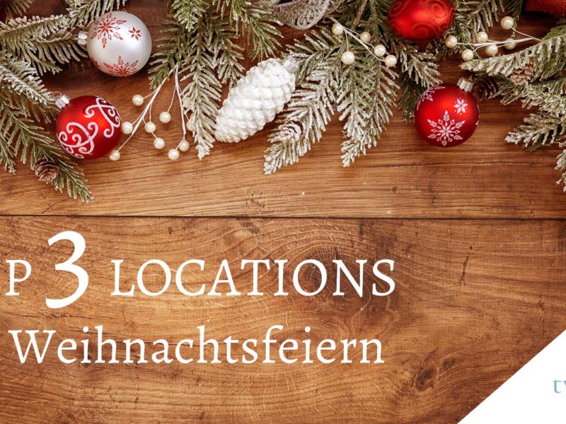 Top 3 Locations für Weihnachtsfeiern